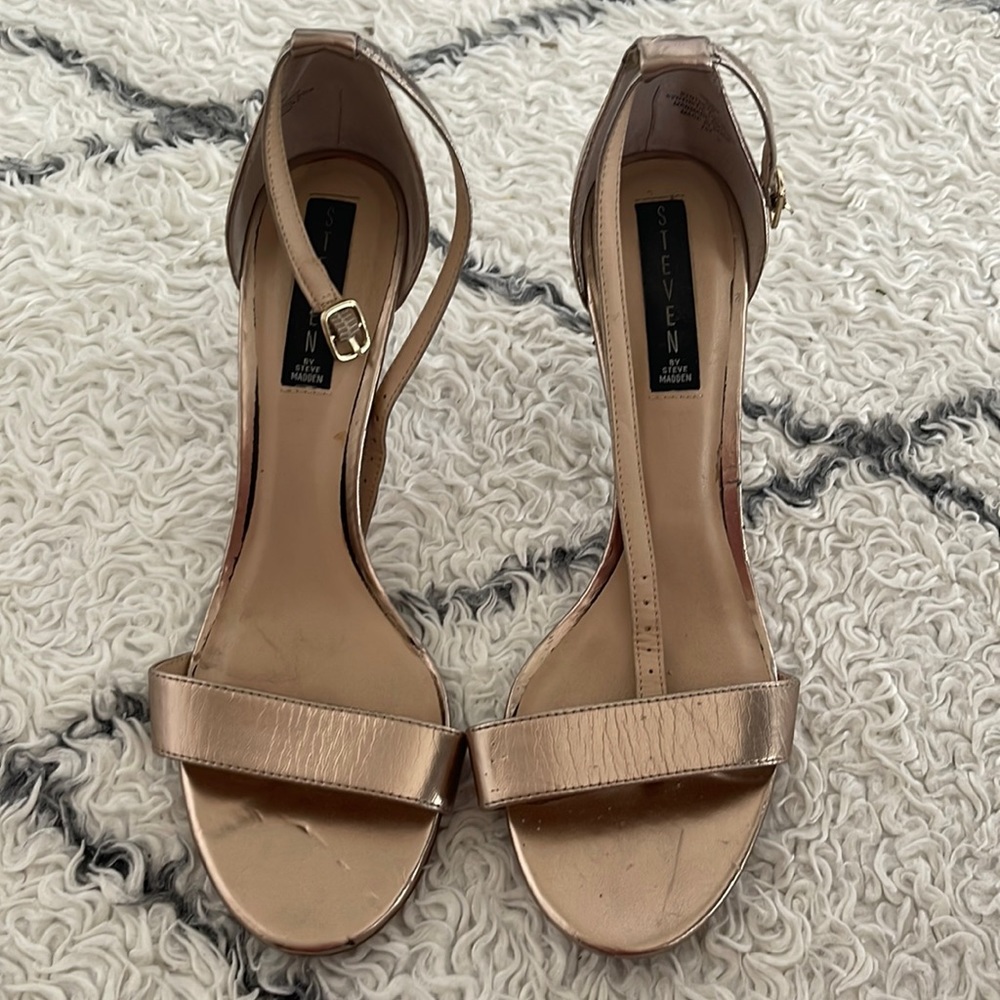 Gold-ish heels, Steven by Steve Madden